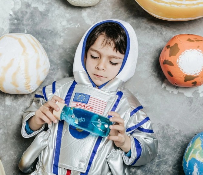 Butelka sensoryczna MOVE Petit Boum kosmos